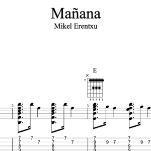 Mañana - Mikel Erentxu - Guitar Tab